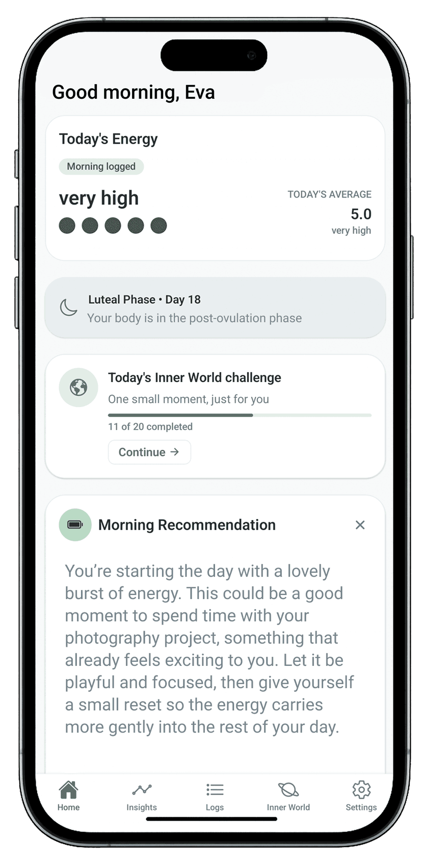 Personalised recommendations